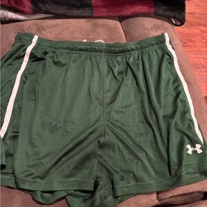 Under Armour Women's Green Athletic Shorts